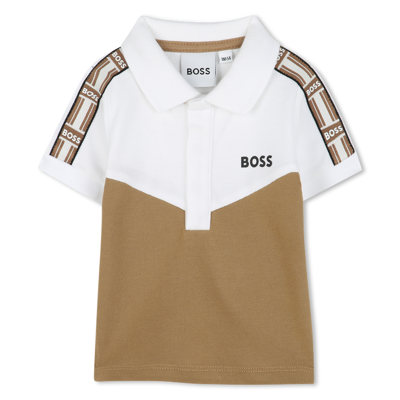 Polo met logostroken BOSS 
                        BOY