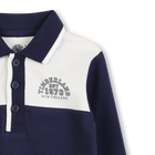 Tweekleurig katoenen poloshirt met geribbelde rand TIMBERLAND 
                    BOY