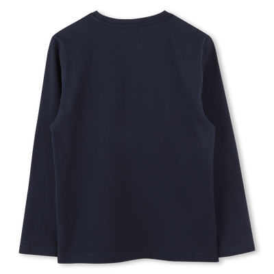 T-SHIRT MET LANGE MOUWEN BOSS BOY
