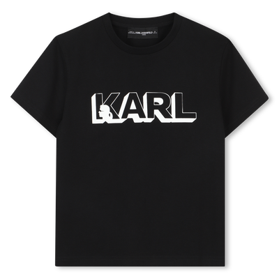 T-shirt met korte mouwen KARL LAGERFELD KIDS JONGEN