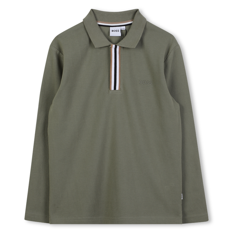 Poloshirt met lange mouwen BOSS 
                        BOY