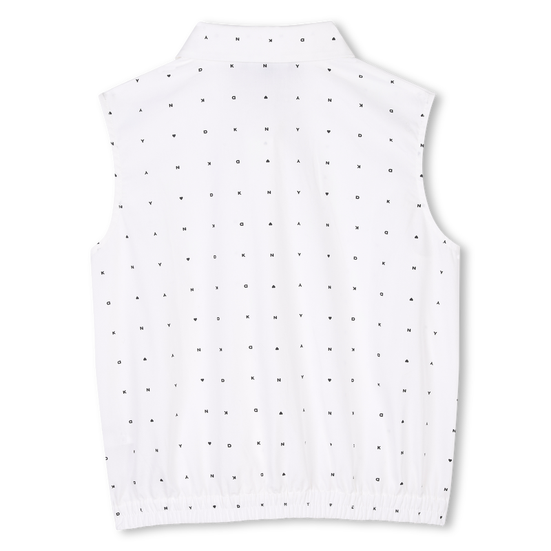 Mouwloos bloesje met print DKNY 
                        GIRL