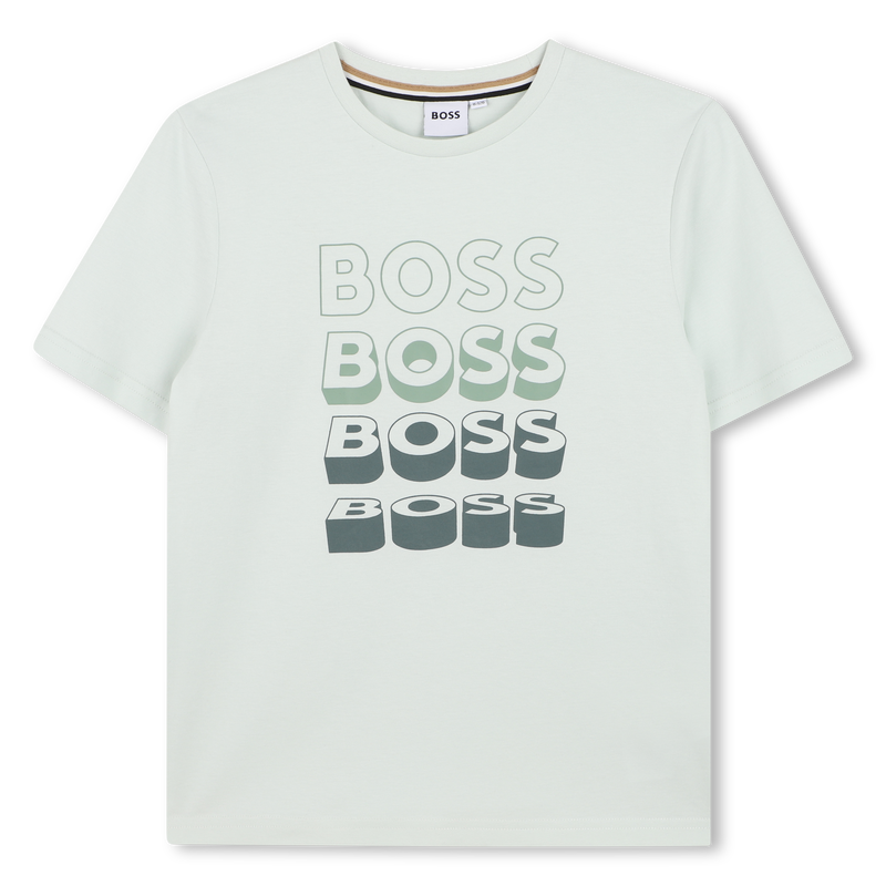 T-SHIRT MET KORTE MOUWEN BOSS 
                        BOY