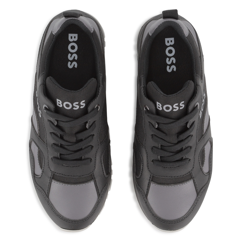 Sneakers van imitatie en canvas BOSS 
                        BOY