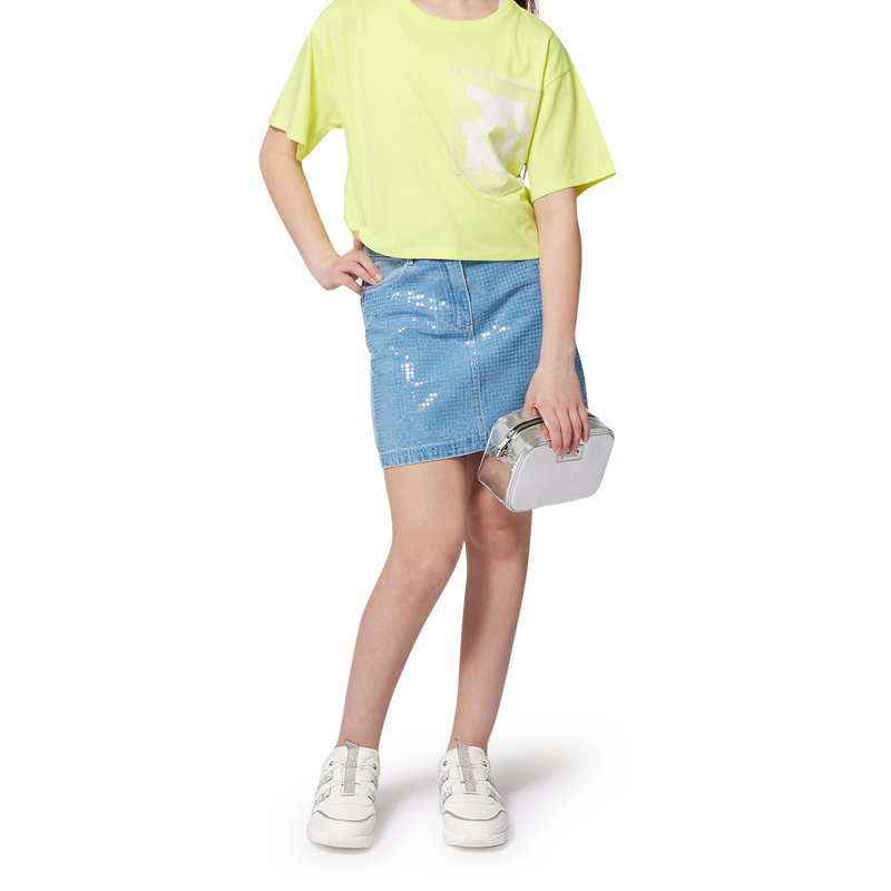 Ruim T-shirt korte mouwen DKNY 
                        MEISJE
