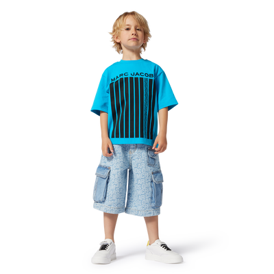 Spijkerbermuda met zakken MARC JACOBS BOY