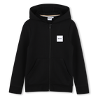 Hoodie met rits BOSS 
                    BOY
