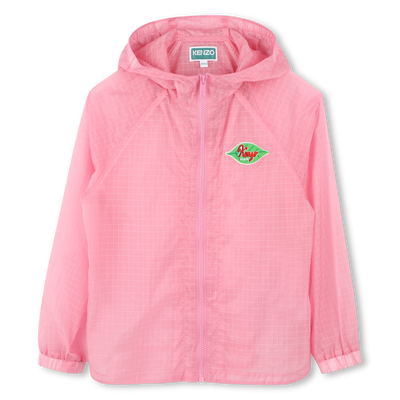 Windjack met capuchon KENZO KIDS GIRL