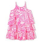Jurk met ruches van viscose BILLIEBLUSH 
                    GIRL