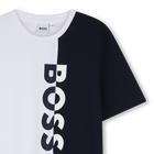 T-shirt met korte mouwen BOSS 
                    BOY