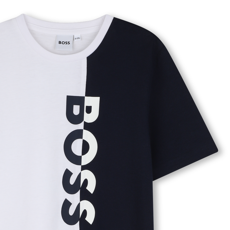 T-SHIRT MET KORTE MOUWEN BOSS 
                        BOY