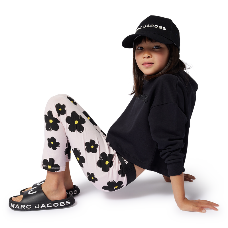 Legging met margrietprint MARC JACOBS 
                        GIRL