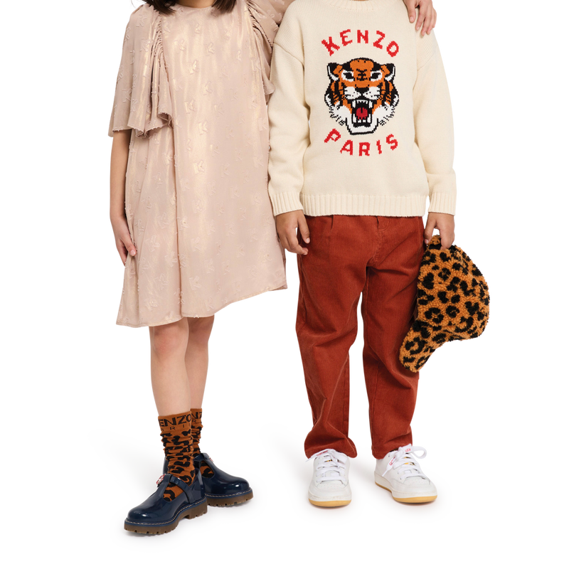 Ribfluwelen broek KENZO KIDS 
                        BOY