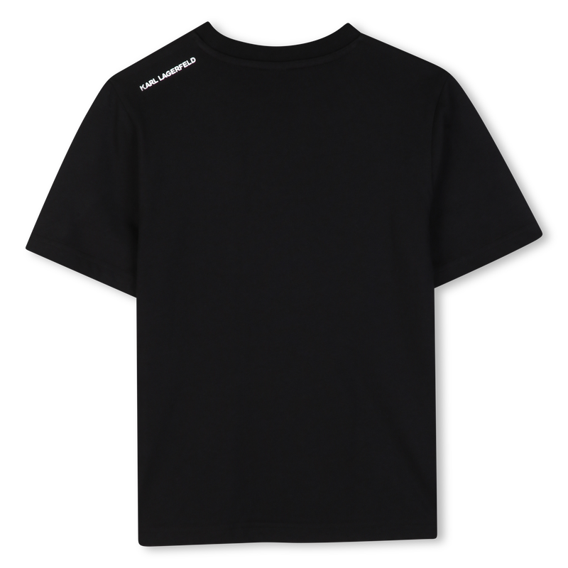 SET VAN 2 T-SHIRTS MET KORTE MOUWEN KARL LAGERFELD KIDS 
                        BOY