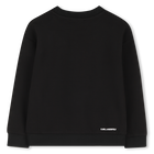 Dubbel jersey sweatshirt KARL LAGERFELD KIDS 
                    BOY