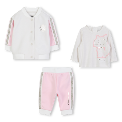 3-delige joggingset KARL LAGERFELD KIDS GIRL