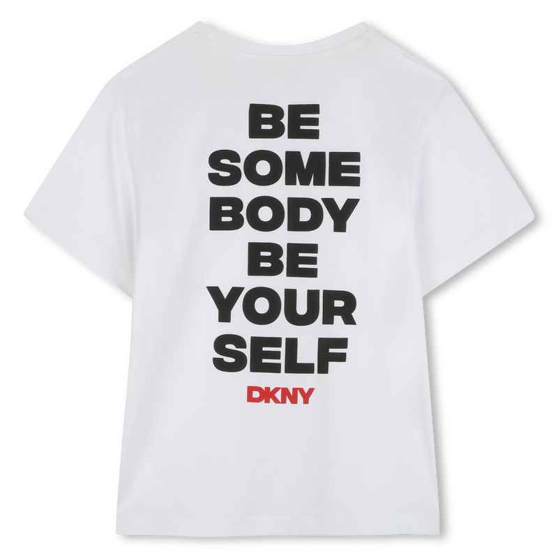 Katoenen T-shirt korte mouwen DKNY 
                        UNISEX