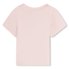 T-shirt met glanzende print BOSS 
                    GIRL