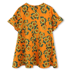 Jurk met zonnebloemprint KENZO KIDS 
                    GIRL