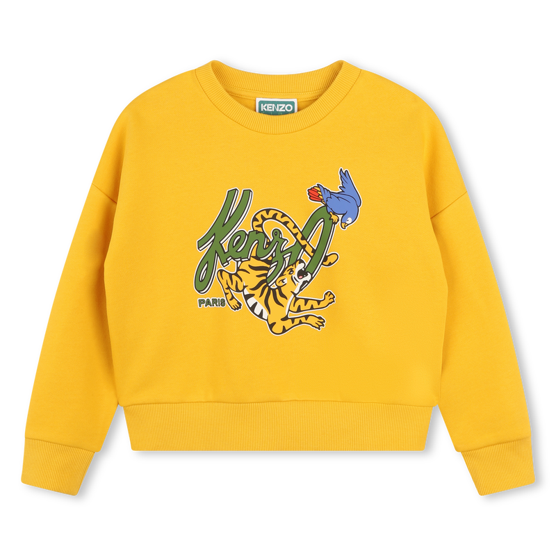 Fleece sweater KENZO KIDS 
                        GIRL