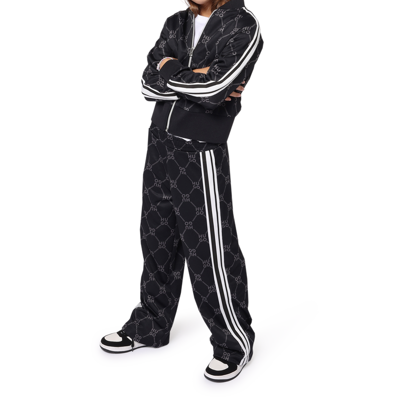 Fleece joggingbroek HUGO 
                        GIRL