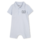Knoop playsuit, LICHT BLAUW, hi-res