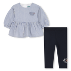 Blouse + legging set KENZO KIDS 
                    MEISJE