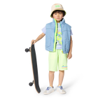 Bucket hat met badge BILLIEBLUSH 
                    BOY