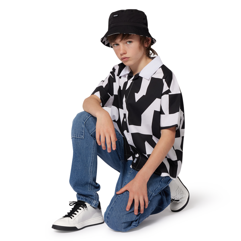 Leren sneakers met veters DKNY 
                    UNISEX