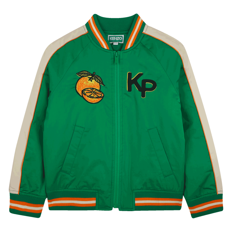 Satijnen jas van katoen KENZO KIDS 
                        BOY