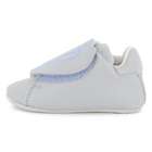 Babyslofjes van rundleer, LICHT BLAUW, hi-res