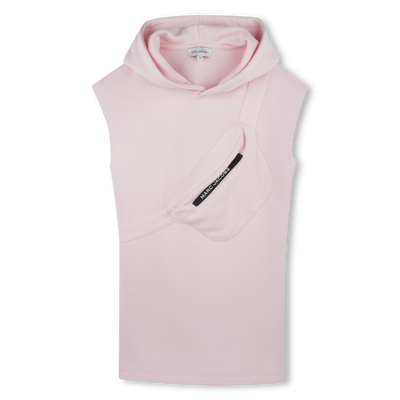 Mouwloze jurk met capuchon MARC JACOBS GIRL