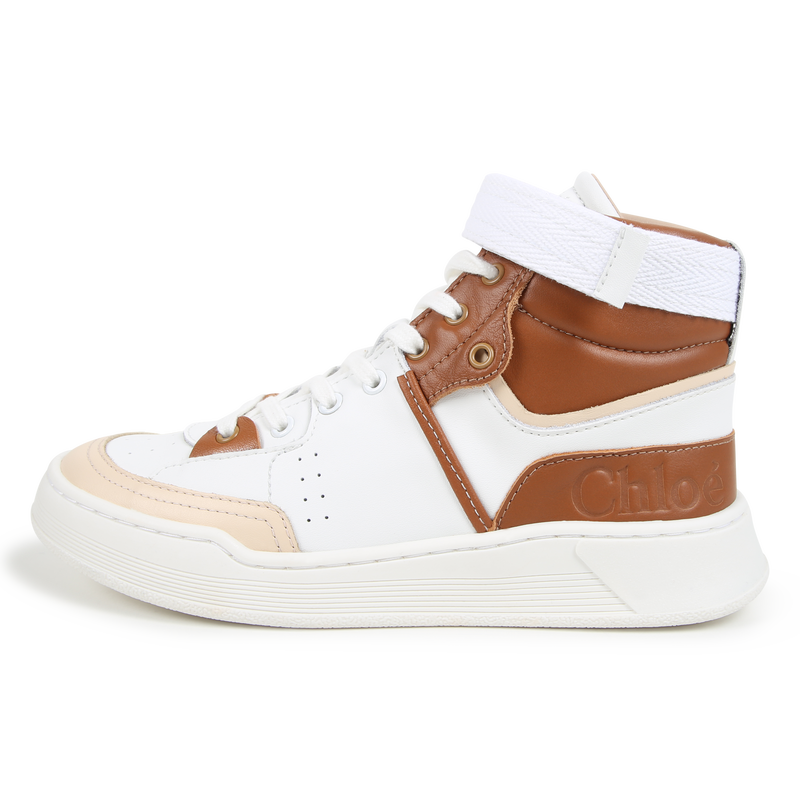 Lederen sneakers met veters CHLOE 
                        GIRL