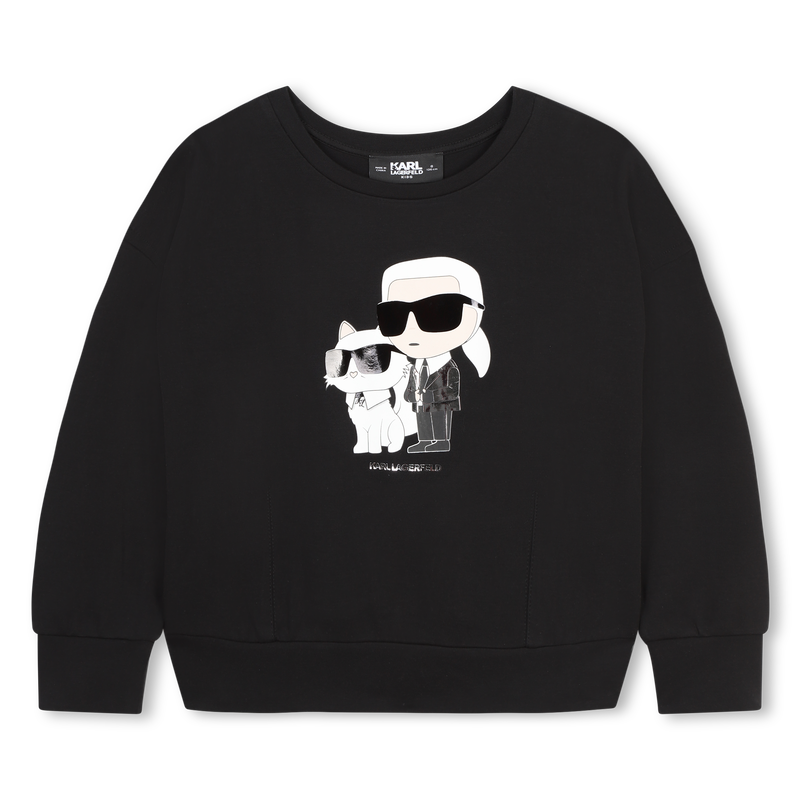 Sweatshirt met print KARL LAGERFELD KIDS 
                        GIRL