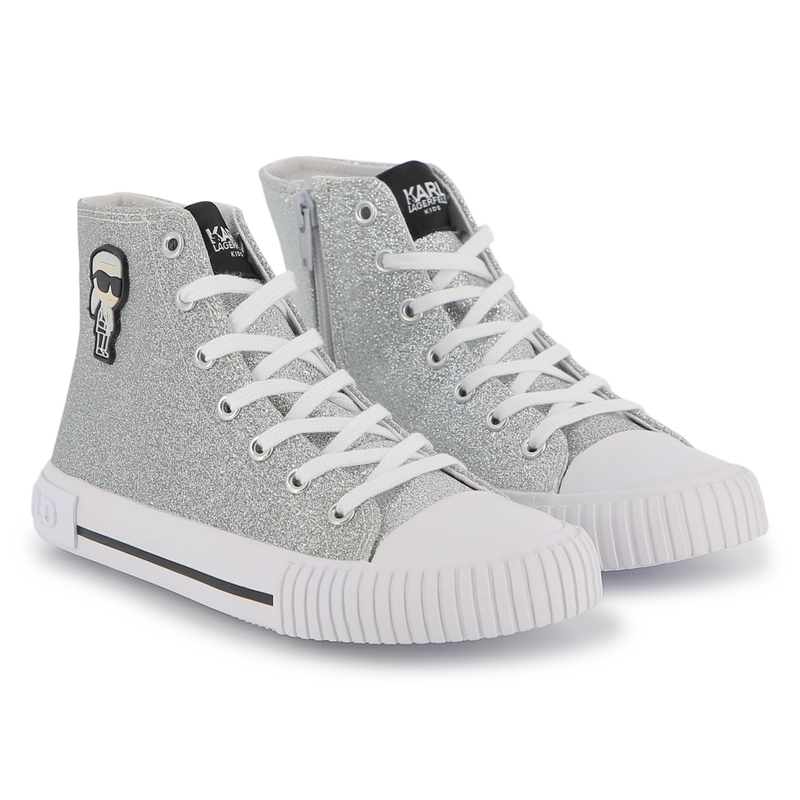 Sneakers met veters KARL LAGERFELD KIDS 
                        GIRL
