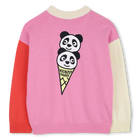 Gebreid vest met v-hals KENZO KIDS 
                    GIRL