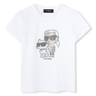 T-SHIRT KORTE MOUWEN KARL LAGERFELD KIDS 
                    GIRL
