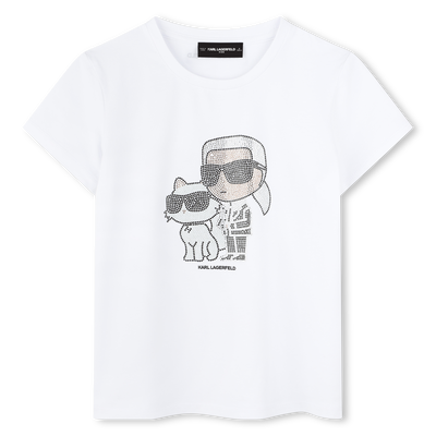 T-SHIRT KORTE MOUWEN KARL LAGERFELD KIDS GIRL