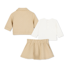 Set van cardigan, T-shirt en rok MICHAEL KORS 
                    MEISJE