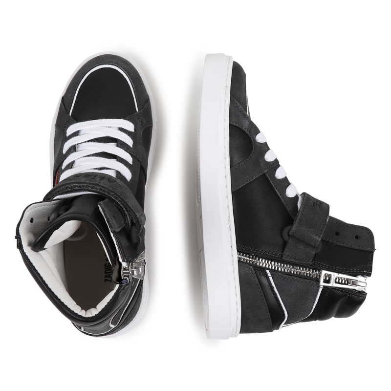 Leren sneakers met klittenband ZADIG & VOLTAIRE 
                        BOY