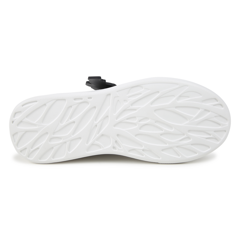 Leren sneakers met veters KARL LAGERFELD KIDS 
                        BOY