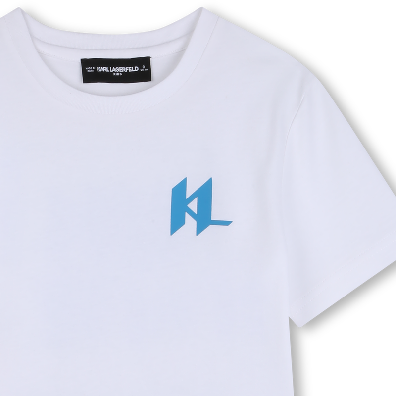 T-SHIRT MET KORTE MOUWEN KARL LAGERFELD KIDS 
                        BOY