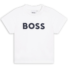 T-shirt met korte mouwen, WIT, hi-res