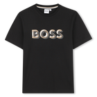 T-shirt met korte mouwen BOSS 
                    BOY