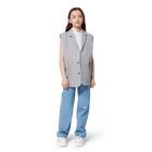 Mouwloos vest met streepjes DKNY 
                    GIRL