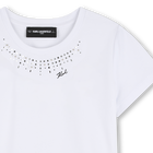 T-shirt met korte mouwen KARL LAGERFELD KIDS 
                    GIRL