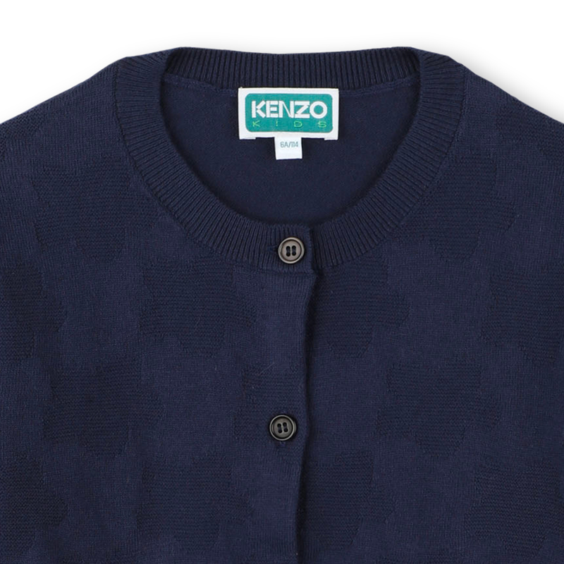 Effen vestje met knopen KENZO KIDS 
                        MEISJE