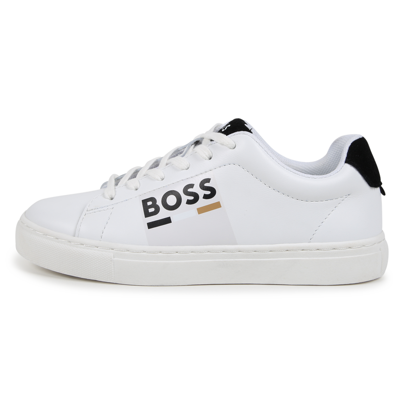 Leren sneakers met veters BOSS 
                        BOY