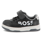 Sneakers met elastische veters, ZWART, hi-res