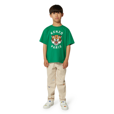Katoenen T-shirt met print KENZO KIDS BOY